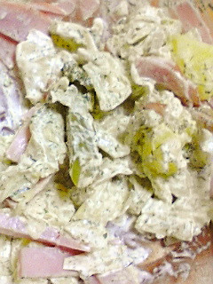 キャベツとポテトの青海苔サラダの画像