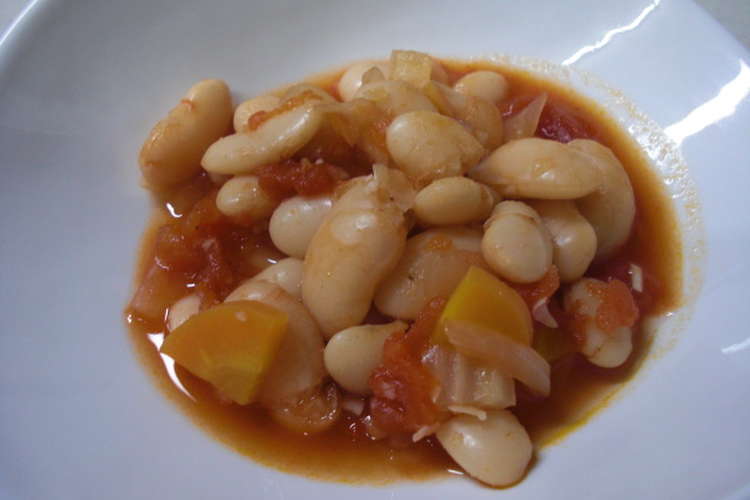 白インゲン豆のイタリアン煮込み 圧力鍋 レシピ 作り方 By ふわり日和 クックパッド 簡単おいしいみんなのレシピが357万品