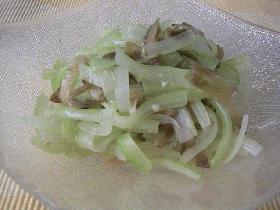セロリとザーサイの中華和え
