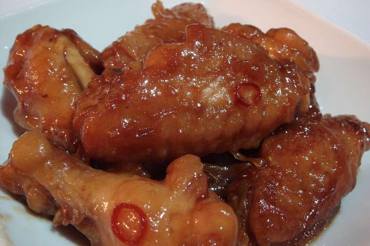絶品 鶏手羽と玉ねぎの甘辛煮 レシピ 作り方 By ぽめママ クックパッド 簡単おいしいみんなのレシピが352万品