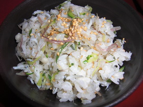 感動した!!みょうが香味ご飯♪
