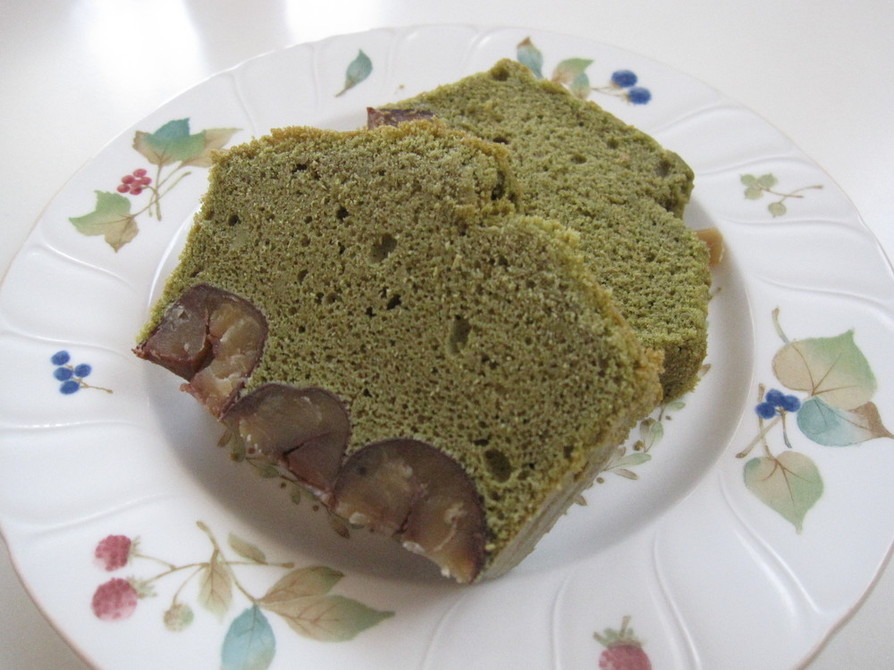 米粉で☆ふんわりカステラ風抹茶ケーキの画像
