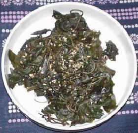 干し唐辛子葉のナムル