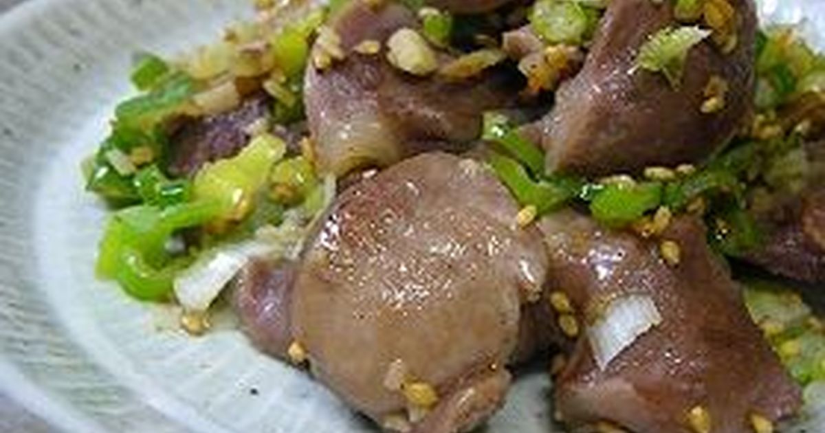 砂肝のネギ塩焼き レシピ 作り方 By Kamkam クックパッド 簡単おいしいみんなのレシピが354万品