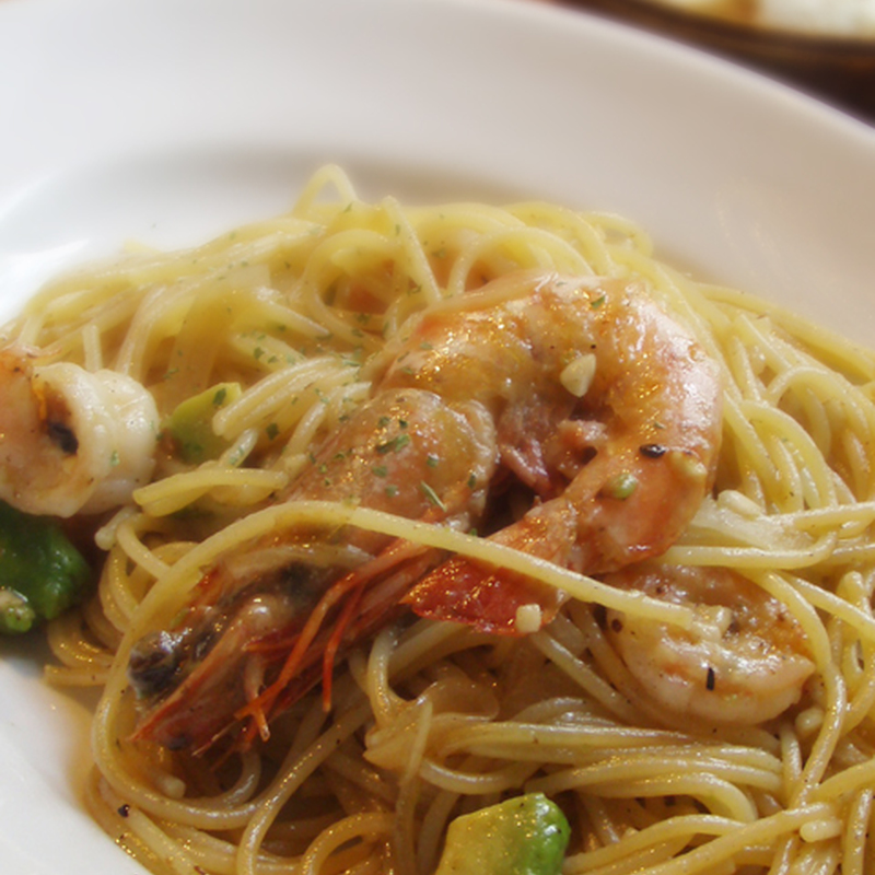 パスタ 海老 出汁