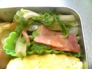 お弁当に！菜味夏(葉物野菜)の中華風炒めの画像