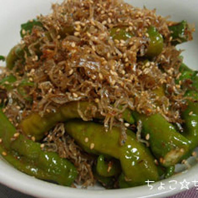 めんつゆで甘長ピーマンとジャコの炒め煮 レシピ 作り方 By ちょこ ちょこ クックパッド