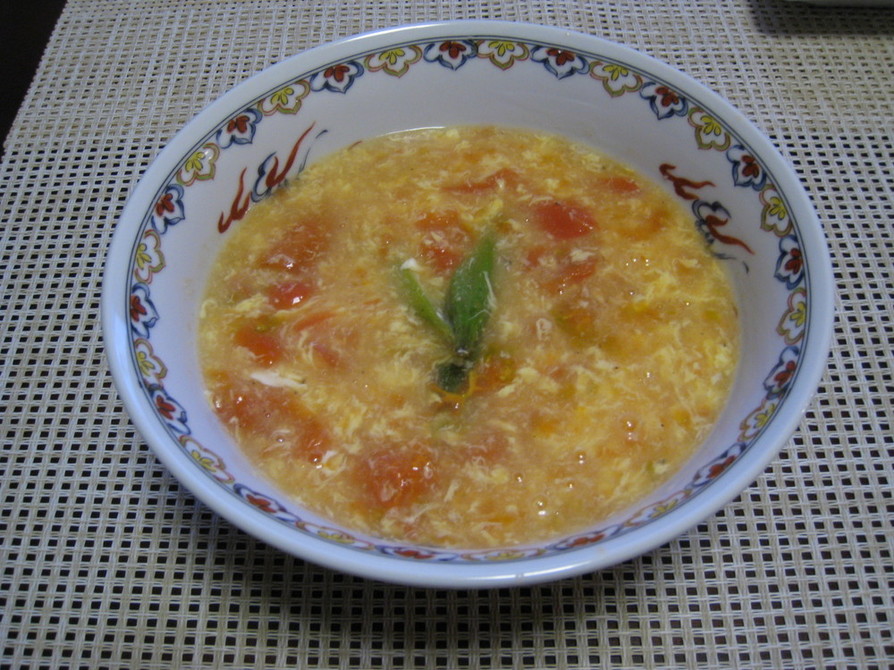 かにたまトマトスープ（中華風）の画像