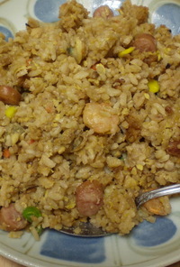 雑穀米のシーフードチャーハン