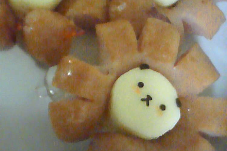 ウインナーでライオンさん キャラ弁 レシピ 作り方 By ひとんみー クックパッド