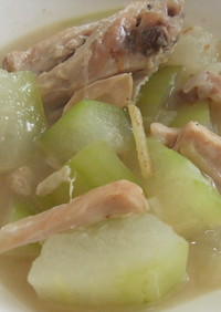 圧力鍋で簡単☆うまい 鶏と冬瓜のスープ