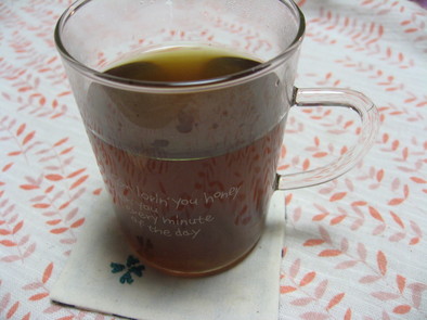 夏風邪に！ホットジンジャー麦茶。の写真