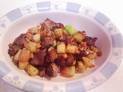 犬ご飯(レバーポテト)の写真