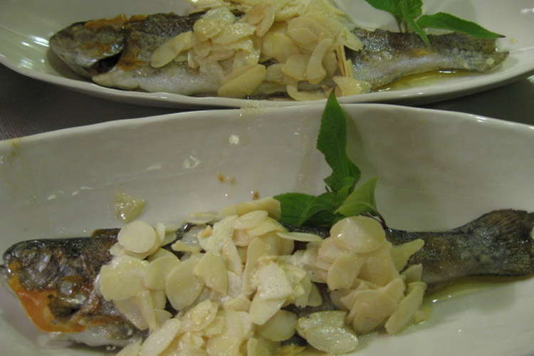 ニジマスのアーモンドバターソース レシピ 作り方 By うーぴん クックパッド