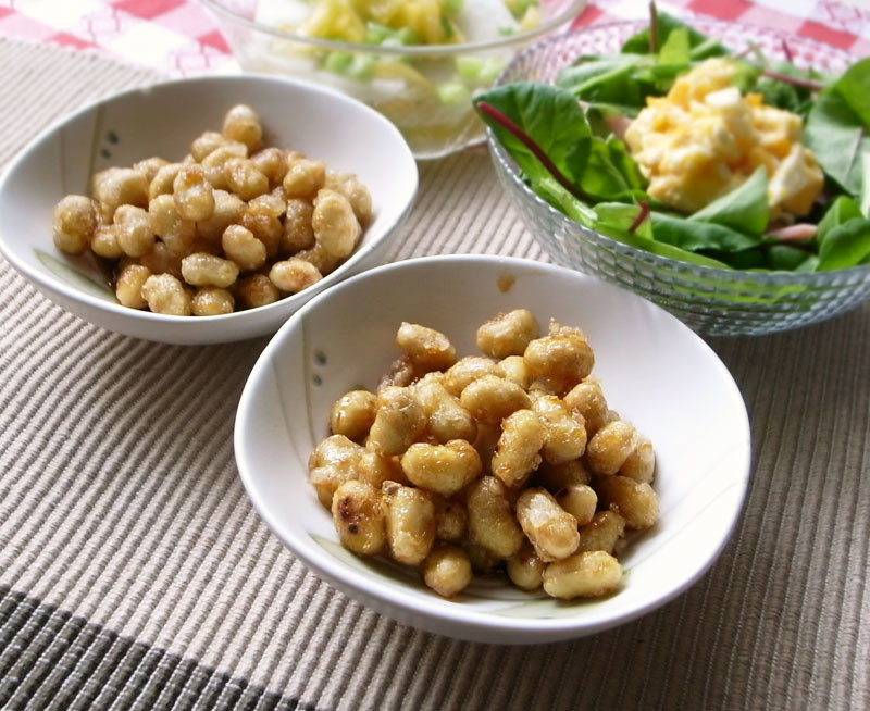 リクエスト給食1位の大豆の甘辛揚げの画像