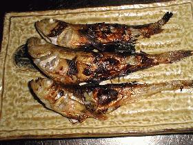 ハタハタのしょうゆ漬け焼