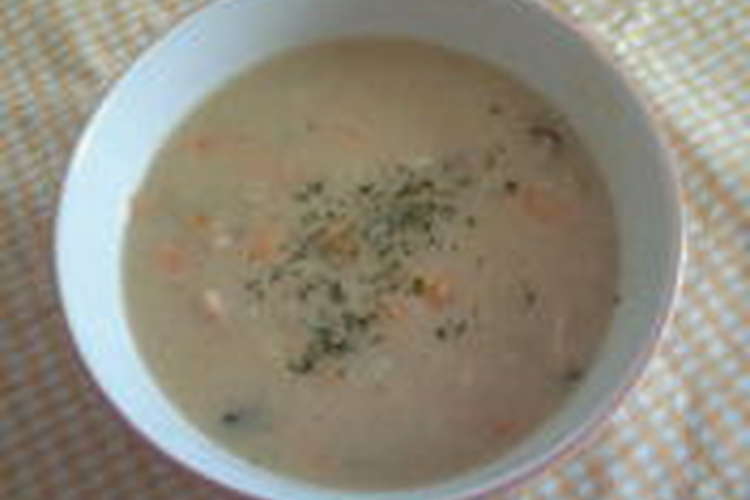 チキンクリームライス入りスープ レシピ 作り方 By 章姫イチゴ クックパッド 簡単おいしいみんなのレシピが355万品