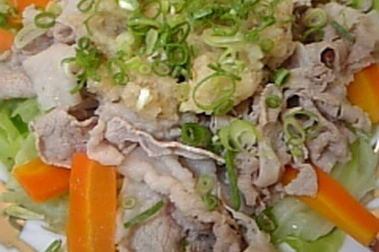 大根おろしでさっぱり豚しゃぶ レシピ 作り方 By ぽんでらいおんきんぐ クックパッド 簡単おいしいみんなのレシピが352万品