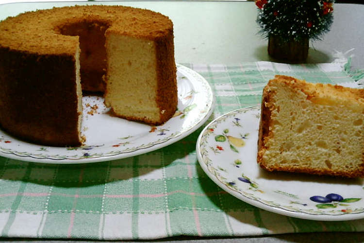 ハニーレモンシフォンケーキ レシピ 作り方 By ナミコ0618 クックパッド