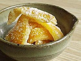 ♪フカフカで作る伊予柑の皮の砂糖煮♪