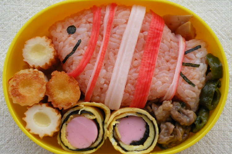 簡単キャラ弁☆お魚さん
