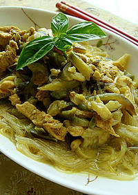 緑豆春雨麺☆カレー風味