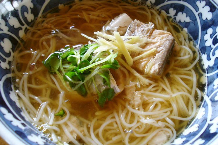 サバ缶で 簡単あったかそうめん レシピ 作り方 By 枝豆コロ助 クックパッド 簡単おいしいみんなのレシピが353万品