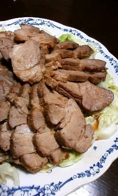 レンジで簡単焼き豚♪やわらかチャーシューの画像