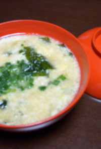 高野豆腐のふわふわ卵とじお吸い物