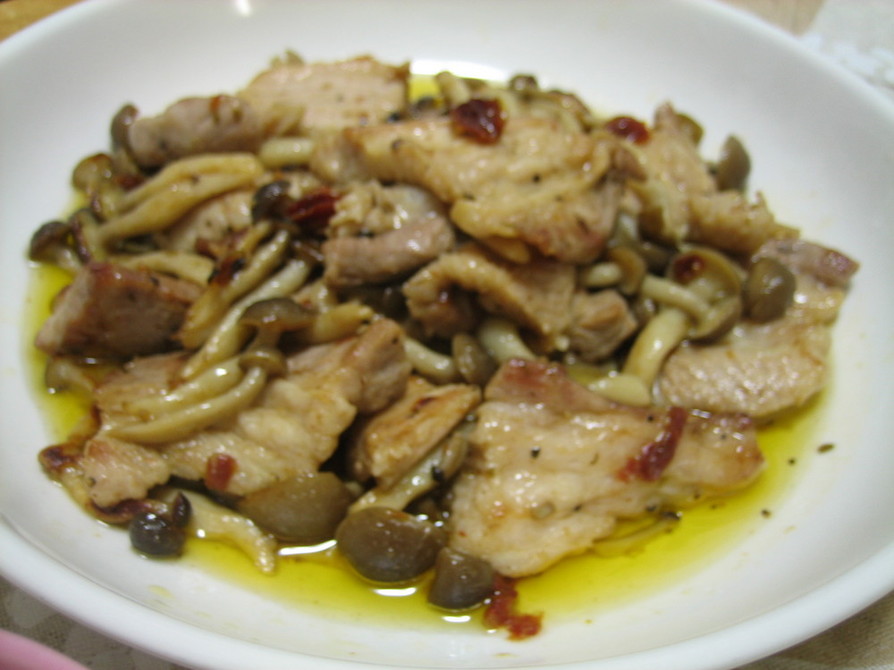 イタリアンな豚肉料理の画像