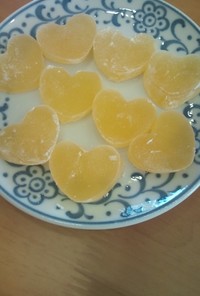ネーブルオレンジ生果汁♪のグミ