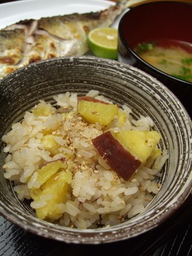 さつまいもごはん!簡単 炊き込み