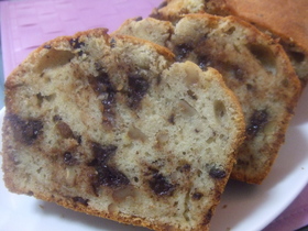 1ボウルで混ぜるだけ☻チョコバナナケーキ