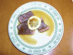 まぐろのアラ・ステーキ風。