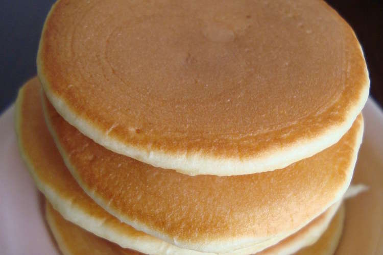 プリン味のホットケーキ レシピ 作り方 By くま代 クックパッド 簡単おいしいみんなのレシピが355万品