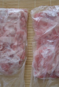 簡単！薄切り肉・ひき肉の冷凍保存方法
