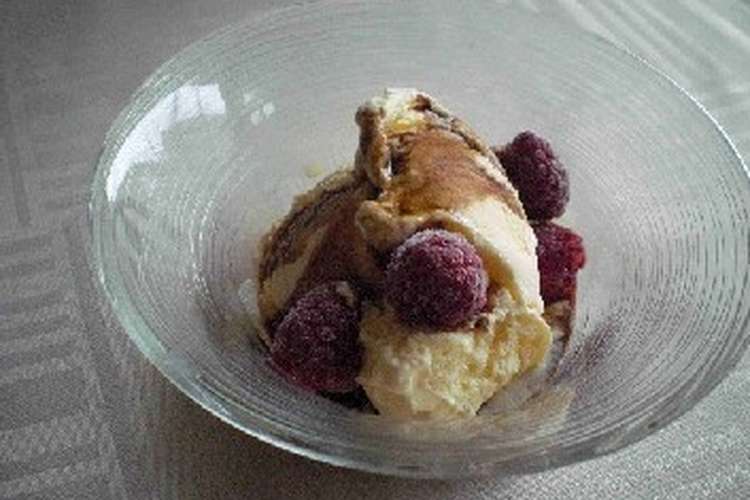 バニラアイスクリーム バルサミコ酢 レシピ 作り方 By まやキチ クックパッド