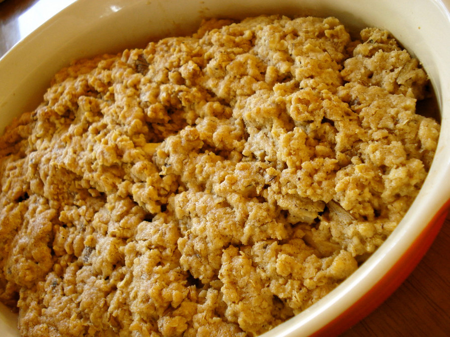 クランベリーアップルクリスプのレシピ