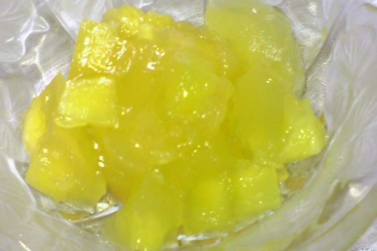 パイナップルジュースで簡単ゼリー レシピ 作り方 By Pitpi クックパッド 簡単おいしいみんなのレシピが358万品