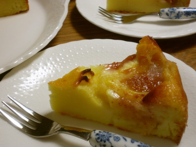 イチジクのヨーグルトケーキの写真