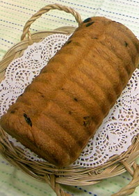 トヨ型で♪黒糖レーズン食パン