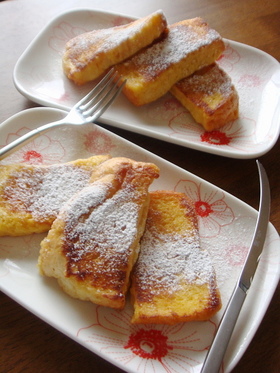 ミルク風味のフレンチトースト