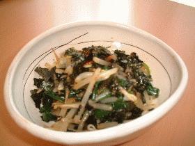 もやしとニラの七味醤油和え☆