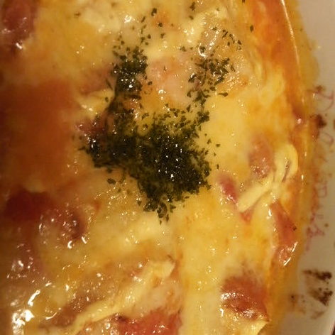 とろ〜り☆中はじゅわ〜なトマトチーズ焼き