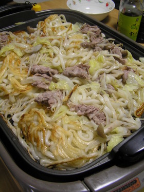 焼きうどんホットプレート♪休日♡ランチに♥感動✿簡単