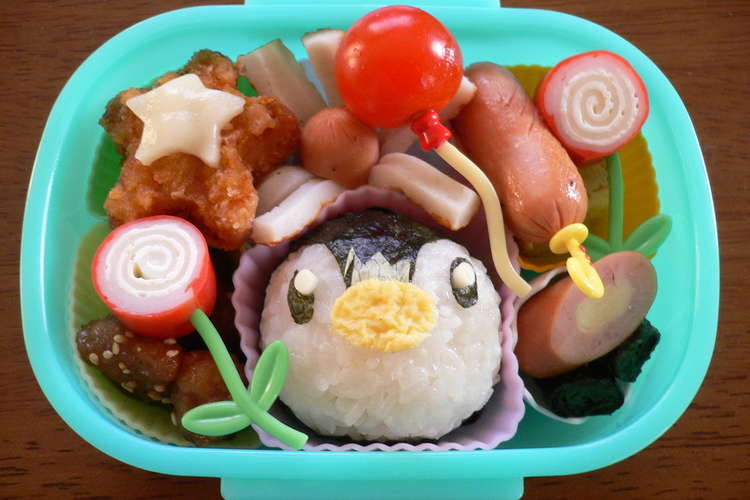 ポッチャマ弁当 キャラ弁 レシピ 作り方 By こりめめ クックパッド 簡単おいしいみんなのレシピが371万品