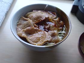 生姜焼き丼