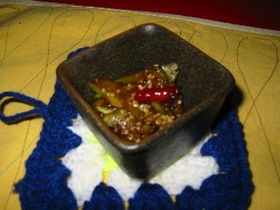 ブロッコリーの茎のきんぴら