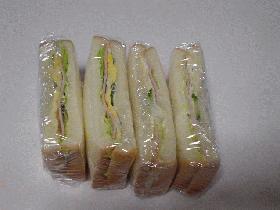 ホットサンド(ハム・タマゴ)