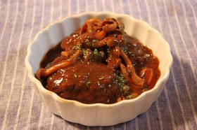 洋風味噌煮込みハンバーグ